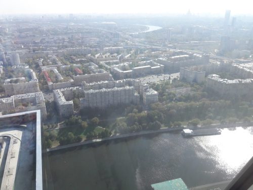 «Волшебный новогодний поезд» в «Панораме 360» Москва-Сити