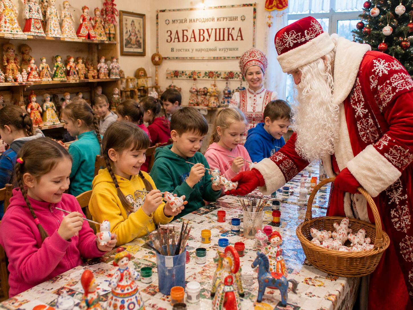 Новогоднее торжество в музее «Забавушка»